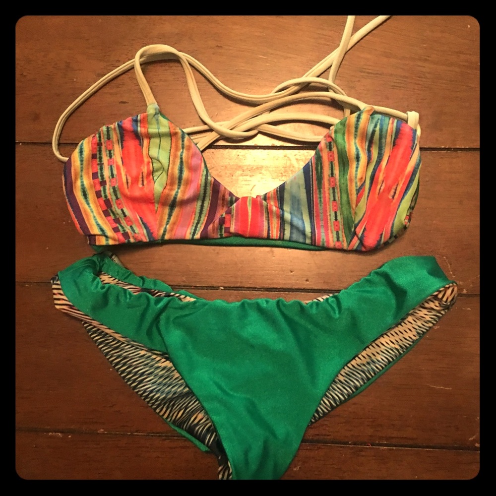 Savage Swim Custom and handmade reversible suit